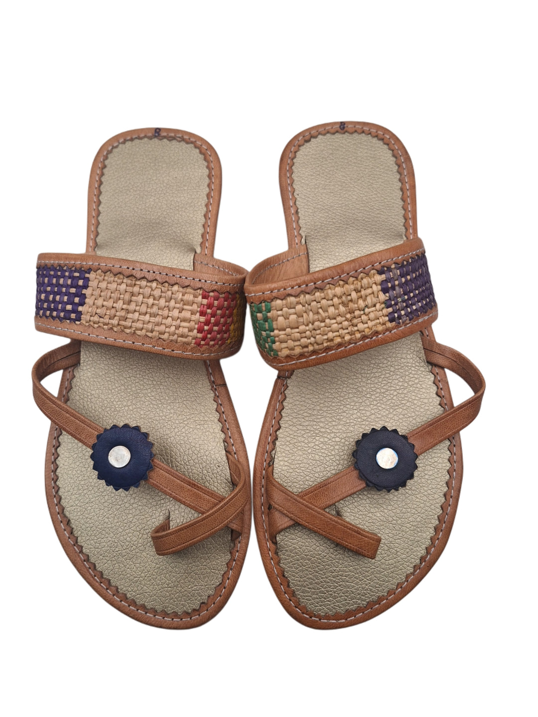 Authentic Leather Toe ring Sandal